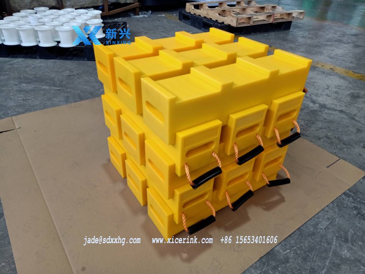 Customize Outrigger Supported Big Grip Cribbing Blocks for Heavy Crane